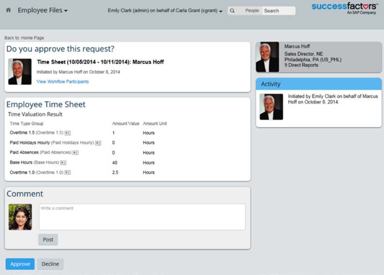 Employee Central Time Off Functionality Employee Central Time Off Functionality