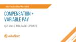 Q2 2019 Release Highlights: SuccessFactors Compensation & Variable Pay