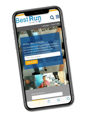 SAP SuccessFactors Careers Site Builder Mobile Example