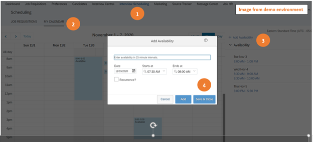 SAP SuccessFactors Interview Scheduling - 3