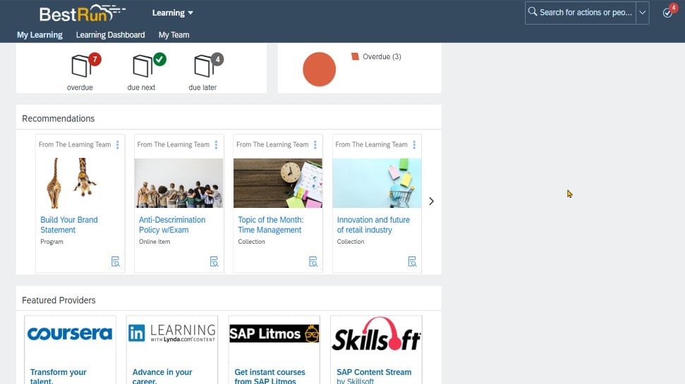 SAP SuccessFactors Learning