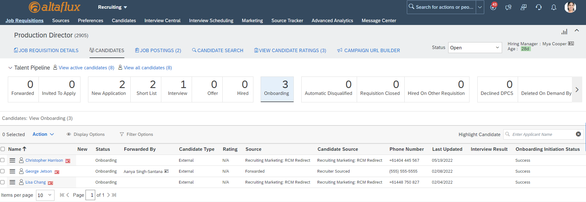 SAP SuccessFactors Recruiting