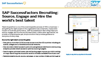 SuccessFactors Recruiting Brochure